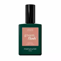 MANUCURIST_ Žalias nagų lakas, smėlio spalvos, 15 ml