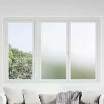 Savaime prisiklijuojanti langų plėvelė Frosted Balta PVC