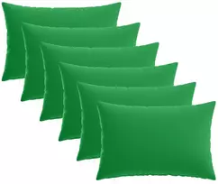 Pagalvėlės užvalkalas 6 pcs HEERLEN Žalia 50 x 75 cm