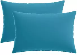 Pagalvėlės užvalkalas 2 pcs HEERLEN Šviesiai mėlyna 50 x 75 cm