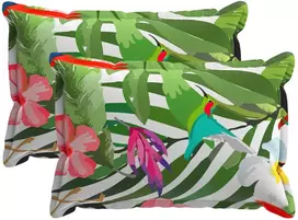 Pagalvėlės užvalkalas 2 vnt. HOUTEN Juoda 50 x 80 cm