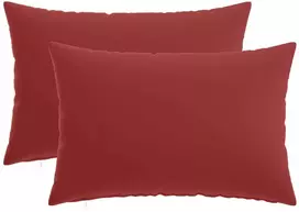 Pagalvėlės užvalkalas 2 pcs HEERLEN Vyno raudona 50 x 75 cm