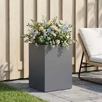 Sodo vazonas Antracito 40 x 40 x 60 cm Šaltai valcuotas plienas