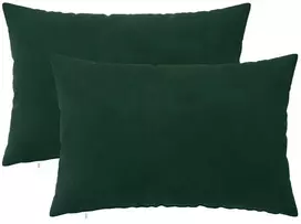 Pagalvėlės užvalkalas 2 pcs HEERLEN Tamsiai žalia 50 x 80 cm