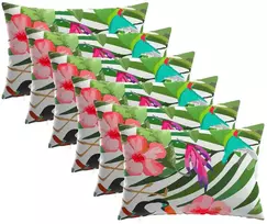 Pagalvėlės užvalkalas 6 pcs HEERLEN Juoda 30 x 50 cm