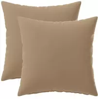 Pagalvėlės užvalkalas 2 vnt. HEERLEN Taupe 50 x 50 cm
