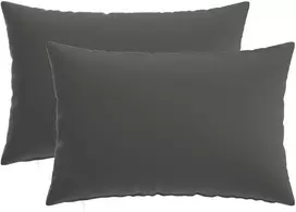 Pagalvėlės užvalkalas 2 pcs HEERLEN Antracito 50 x 80 cm