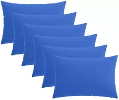 Pagalvėlės užvalkalas 6 pcs HEERLEN Karališka mėlyna 50 x 80 cm