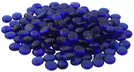 Stiklo granulių 17-19 mm Kobalto mėlyna Stiklas