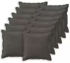 Pagalvėlės užvalkalas 12 pcs HOUTEN Tamsiai pilka 50 x 50 cm