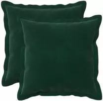 Pagalvėlės užvalkalas 2 pcs HOUTEN Tamsiai žalia 50 x 50 cm