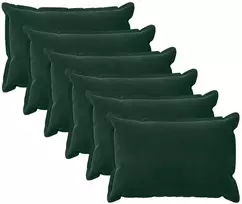 Pagalvėlės užvalkalas 6 pcs HOUTEN Tamsiai žalia 50 x 75 cm