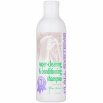 1 All Systems Super Cleaning & Conditioning Shampoo - stiprinamasis kailio šampūnas šuniukams ir jautriems šunims