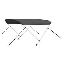 vidaXL Bimini viršaus stogelis, antracito, 150x120x110cm, 2 lankai