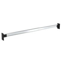 vidaXL Teleskopiniai spintos skersiniai, 2vnt., sidabriniai, 58–100cm