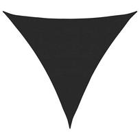 vidaXL Uždanga nuo saulės, juodos spalvos, 4x4x4m, HDPE, 160g/m²