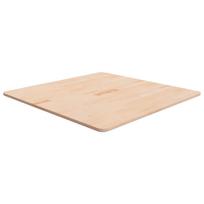 vidaXL Stalviršis, 80x80x1,5cm, neapdorotas ąžuolo medienos masyvas