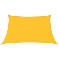 vidaXL Uždanga nuo saulės, geltonos spalvos, 3/4x2m, HDPE, 160g/m²