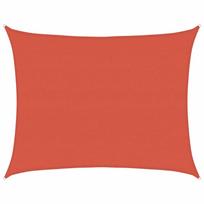 vidaXL Uždanga nuo saulės, terakota spalvos, 6x7m, HDPE, 160g/m²