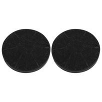 vidaXL Gartraukio medžio anglies filtrai, 2vnt., 105x21mm