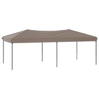 vidaXL Sulankstoma proginė palapinė, taupe spalvos, 3x6m