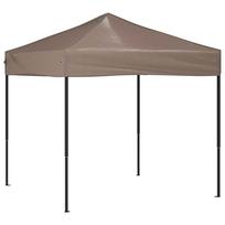 vidaXL Sulankstoma proginė palapinė, taupe spalvos, 2x2m