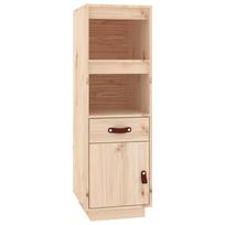 vidaXL Komoda, 34x40x108,5cm, pušies medienos masyvas