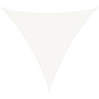 vidaXL Uždanga nuo saulės, balta, 4,5x4,5x4,5m, HDPE, 160g/m²