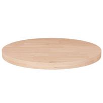 vidaXL Stalviršis, 50x2,5cm, neapdorotas ąžuolo medienos masyvas
