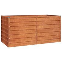 vidaXL Aukštas sodo lovelis, rūdžių, 160x80x77cm, Corten plienas