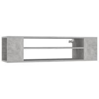 vidaXL Pakabinama TV spintelė, betono pilka, 100x30x26,5cm, mediena