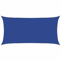 vidaXL Burė nuo saulės, mėlynos spalvos, 4x7m, HDPE, 160g/m²