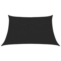 vidaXL Uždanga nuo saulės, juodos spalvos, 3/4x2m, HDPE, 160g/m²
