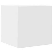 vidaXL Sieninė televizoriaus spintelė, balta, 30,5x30x30cm