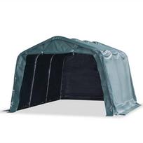 vidaXL Nuimama palapinė gyvuliams, tamsiai žalia, 3,3x4,8m, PVC
