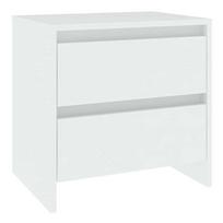 vidaXL Naktinė spintelė, baltos spalvos, 45x34,5x44,5cm, MDP