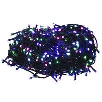vidaXL LED lempučių girlianda, 60m, PVC, 600 pastelinių spalvotų LED