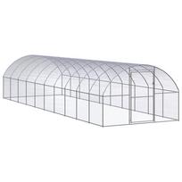 vidaXL Lauko narvas viščiukams, 3x10x2m, galvanizuotas plienas
