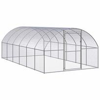 vidaXL Lauko narvas viščiukams, 3x6x2m, galvanizuotas plienas
