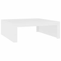 vidaXL Kavos staliukas, baltos spalvos, 100x100x35cm, apdirbta mediena