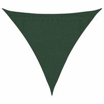 vidaXL Uždanga nuo saulės, tamsiai žalia, 3x3x3m, HDPE, 160g/m²