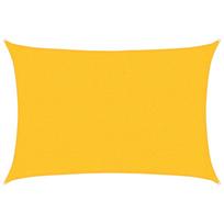 vidaXL Uždanga nuo saulės, geltonos spalvos, 2,5x3,5m, HDPE, 160g/m²