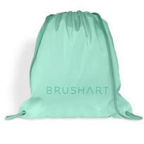 BrushArt Accessories Gym sack lilac užtraukiamas krepšys Mint green 34x39 cm