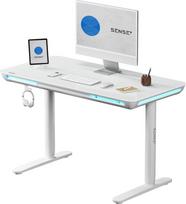 Elektrinis stalas su grūdintu stiklu NOMO 120x60 cm
