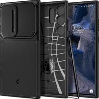 Spigen Phone case Spigen Optik Armor for Samsung Galaxy S23 Ultra Black