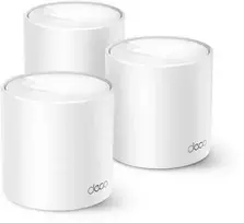 TP-Link Wi-Fi Maršrutizatorius Deco X1500 AC1900 (3pack), 1500Mbps, LAN/WAN, 802.11ac, Wi-Fi 6, Baltas EU