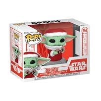 FUNKO POP! Vinilinė figūrėlė: Star Wars: The Mandalorian - Holiday Grogu (The C