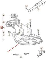 VAG VW Scirocco Galinė Šviesa Kairė Originalus 1K8945095S