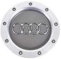 VAG "Audi A3" 2003-2013 17 colių lengvojo lydinio ratlankio centro stebulės sidabrinis dangtelis originalus 8P0601165G1H7