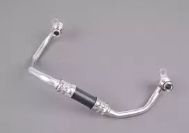 Originalus BMW E60N E61N E82 turbokompresoriaus aušinimo skysčio tiekimo vamzdelis OEM 11537558899